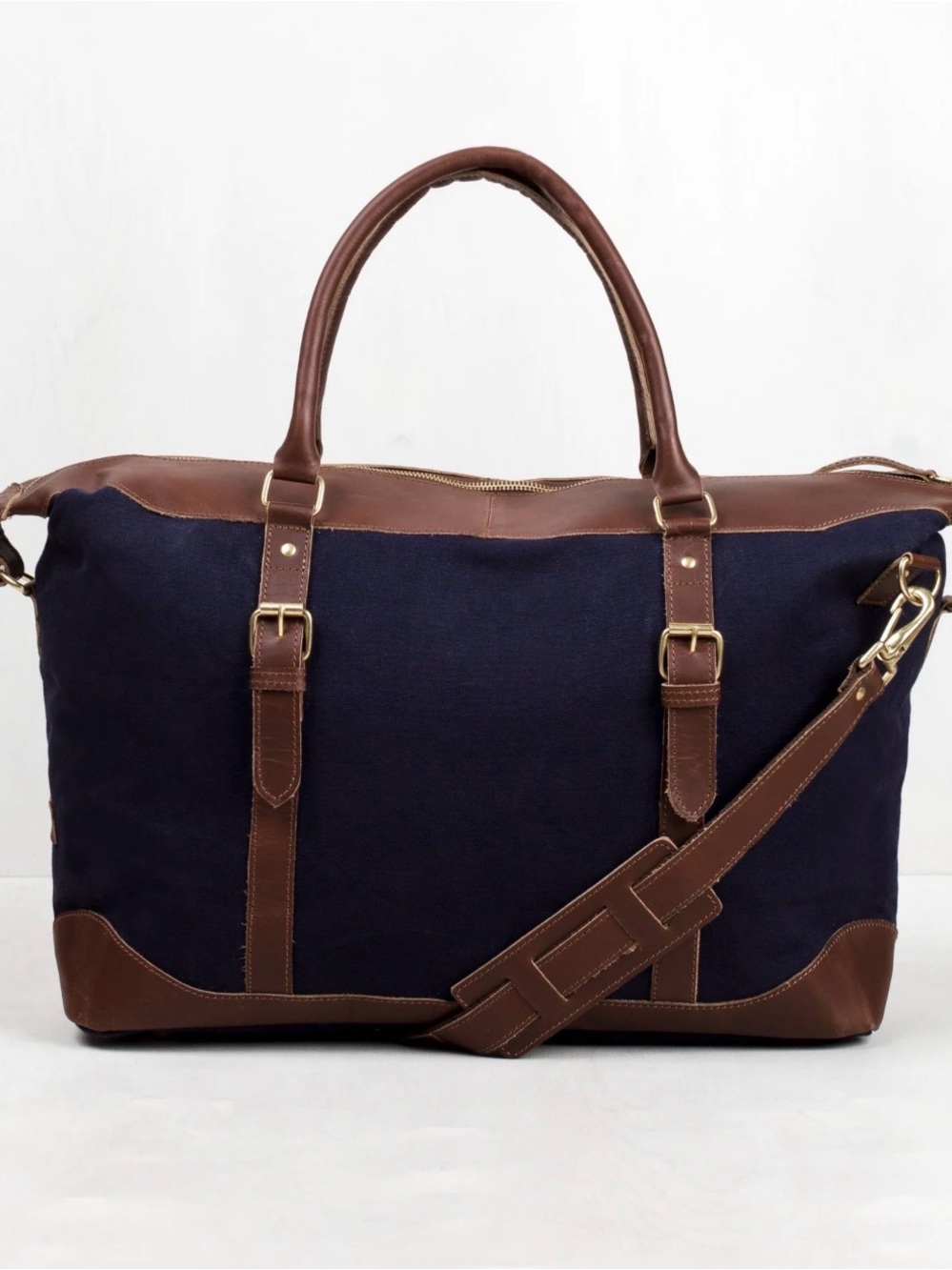 United By Blue Navy Trafford Canvas Weekender